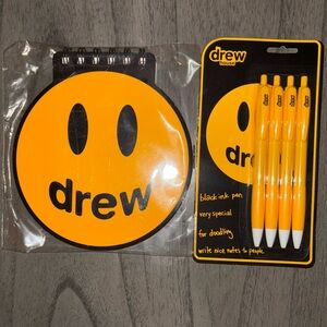 Drew House note book and 4 pack of pens